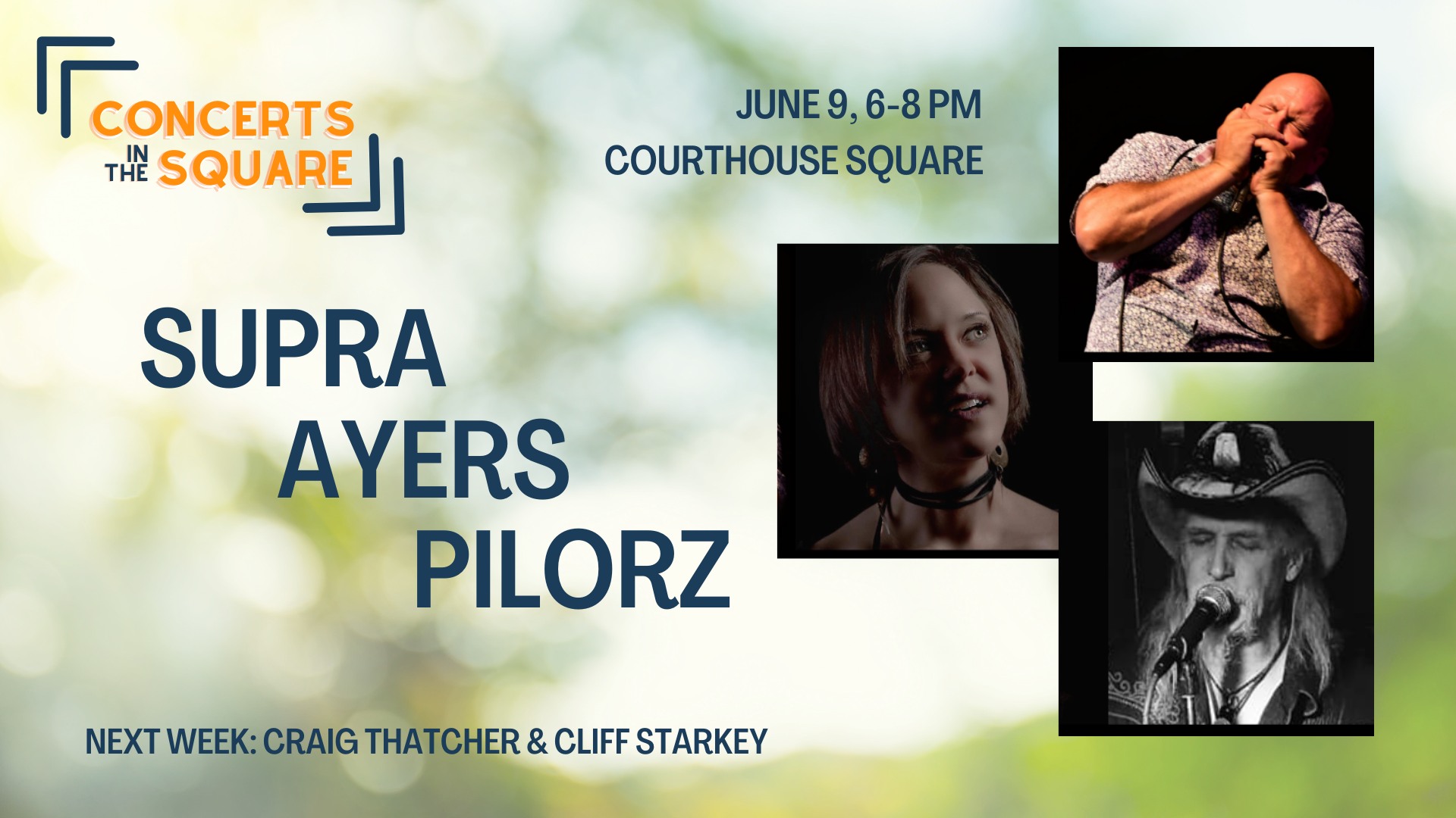 Concerts At Courthouse Square With Supra, Ayers Pilorz Pocono Update